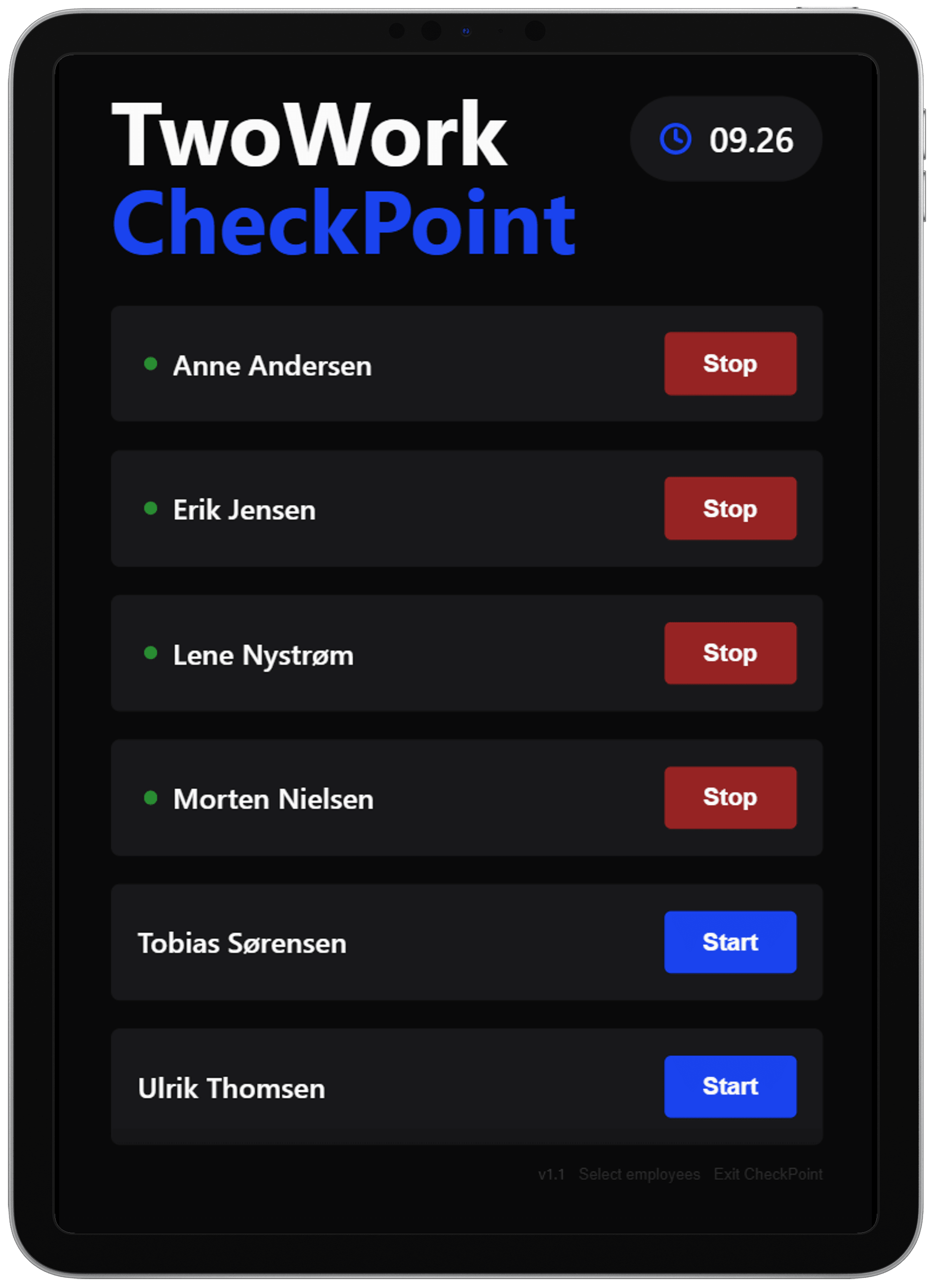 CheckPoint screenshot
